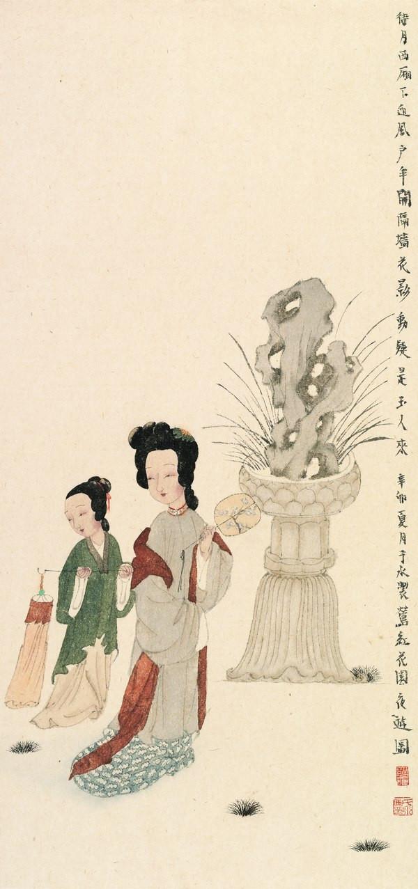 新文人画家于水人物画作品精选欣赏