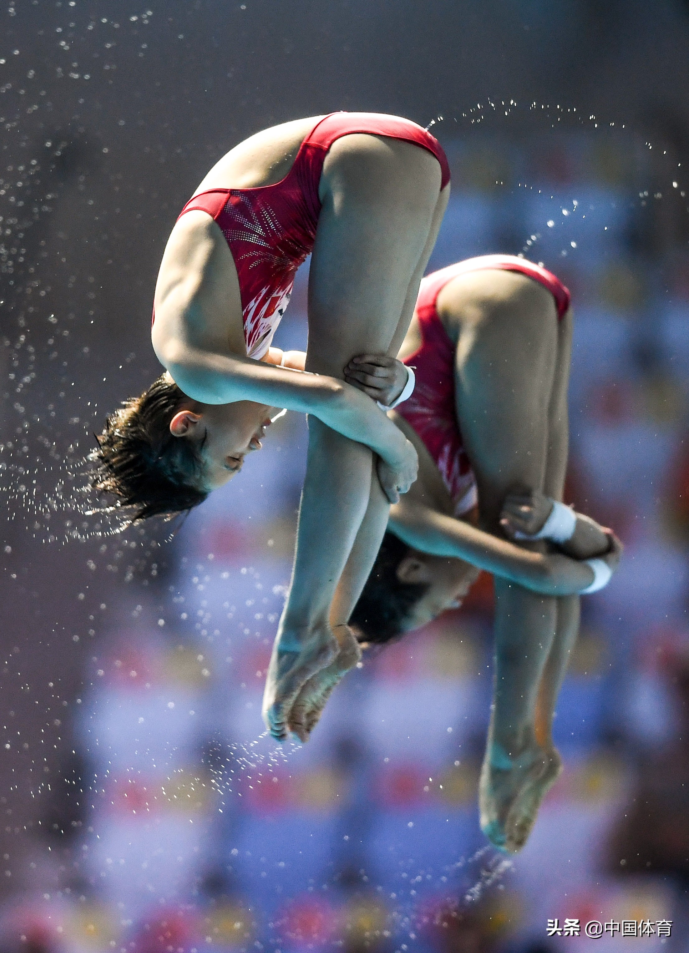张家齐\/卢为助中国跳水队豪取世锦赛女双十米台十连冠