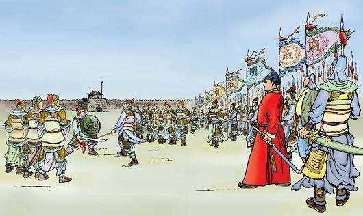 招募矿工农民训练作战让他们保家卫国并在以后的抗倭寇战斗中屡建奇功