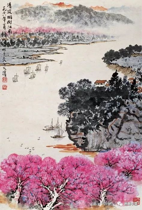 三,花鸟钱松岩不只有山水画作,他的花鸟画也精彩!