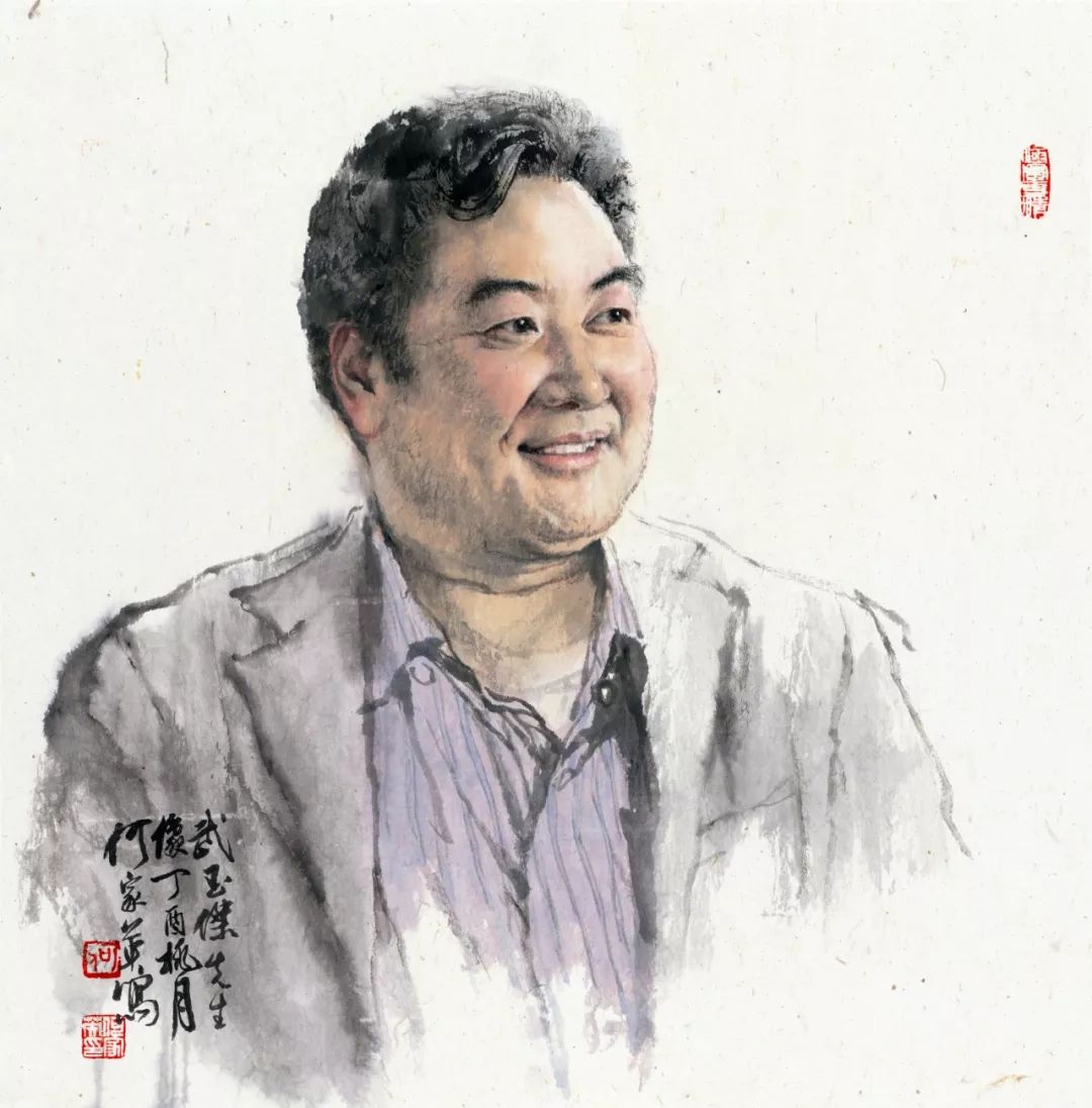 作品:武玉杰创作:2017年尺寸:53cm*53cm作品:大凉山女人创作:2015年