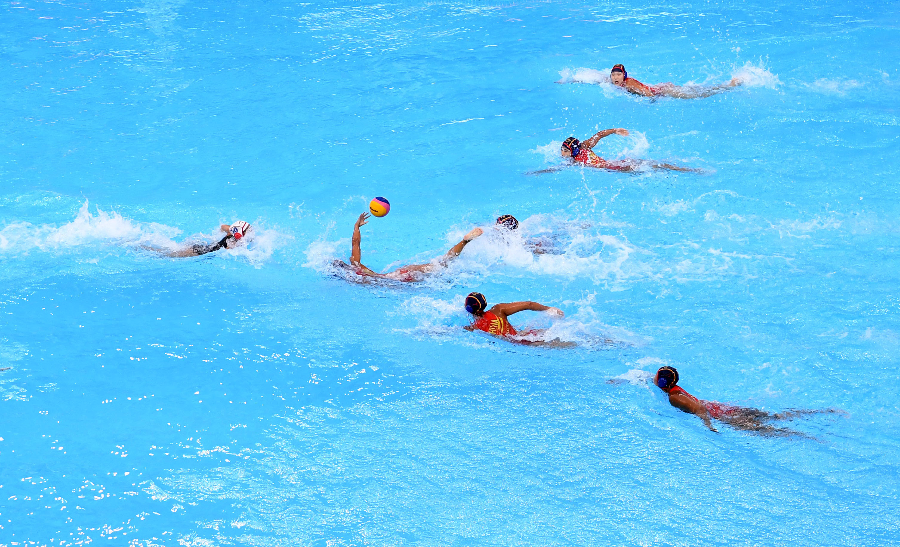 水球小组赛中国女队胜日本女队