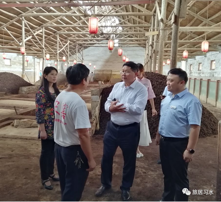 旅居习水贵州省文化和旅游厅巡视员黎盛祥到习调研非遗类旅游商品