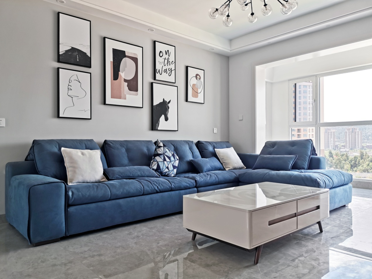 昆明装修公司|龙熙一号现代简约风格设计效果图|润城装修设计_spring