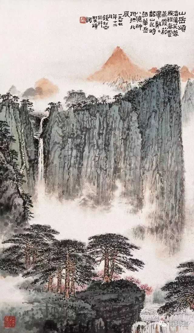 三,花鸟钱松岩不只有山水画作,他的花鸟画也精彩!