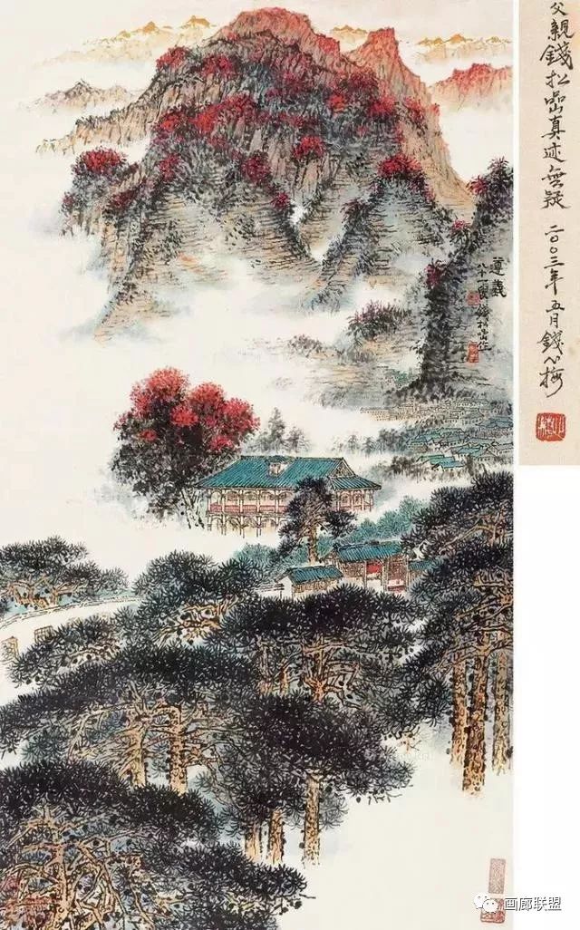 三,花鸟钱松岩不只有山水画作,他的花鸟画也精彩!