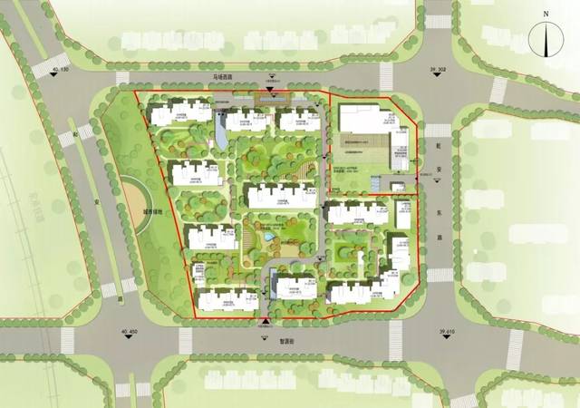 项目总平面图5顺义新城第19街区sy00-0019-0075地块r2二类居住用地