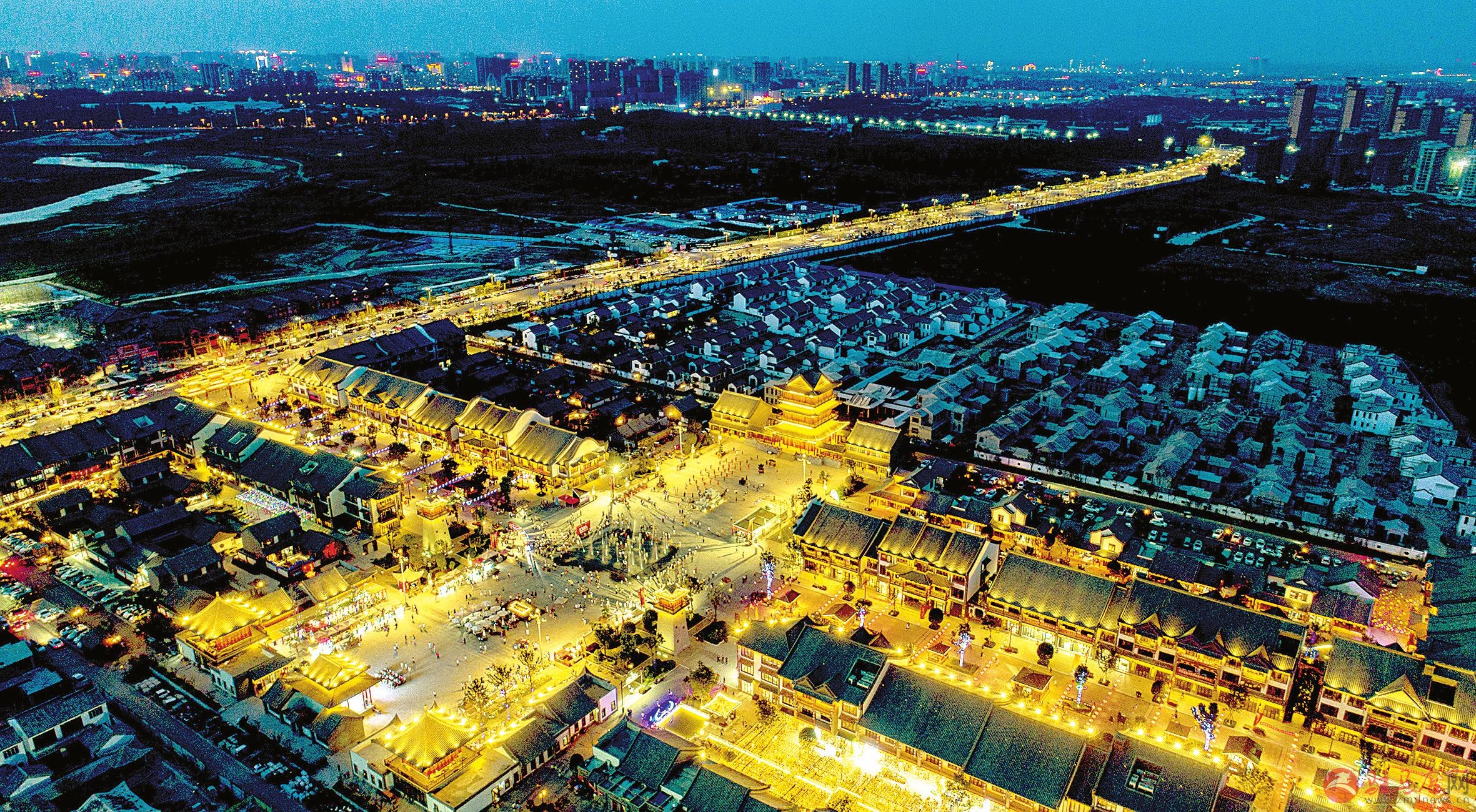 驻马店夜景高清图片图片