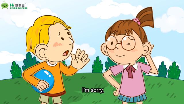 暑期英语启蒙带宝宝用sorry化解日常尬局