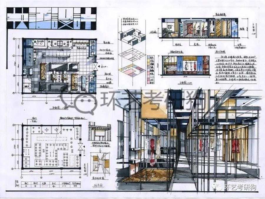 室內快題丨商業展示專賣店空間專題作品集錦不定期更新