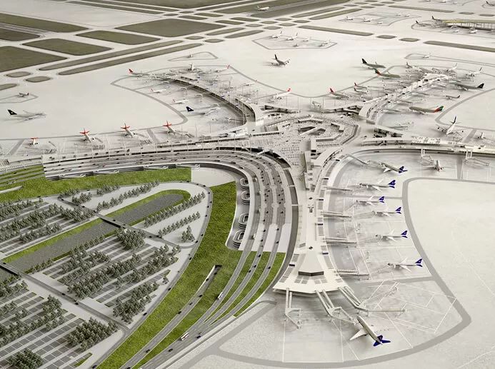 那些「落选」的北京大兴机场方案,也太太太神奇了!_建筑事务所