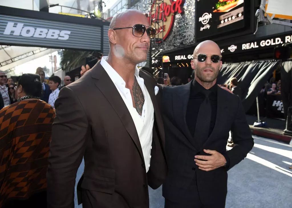 道恩·强森和杰森·斯坦森气场惊人