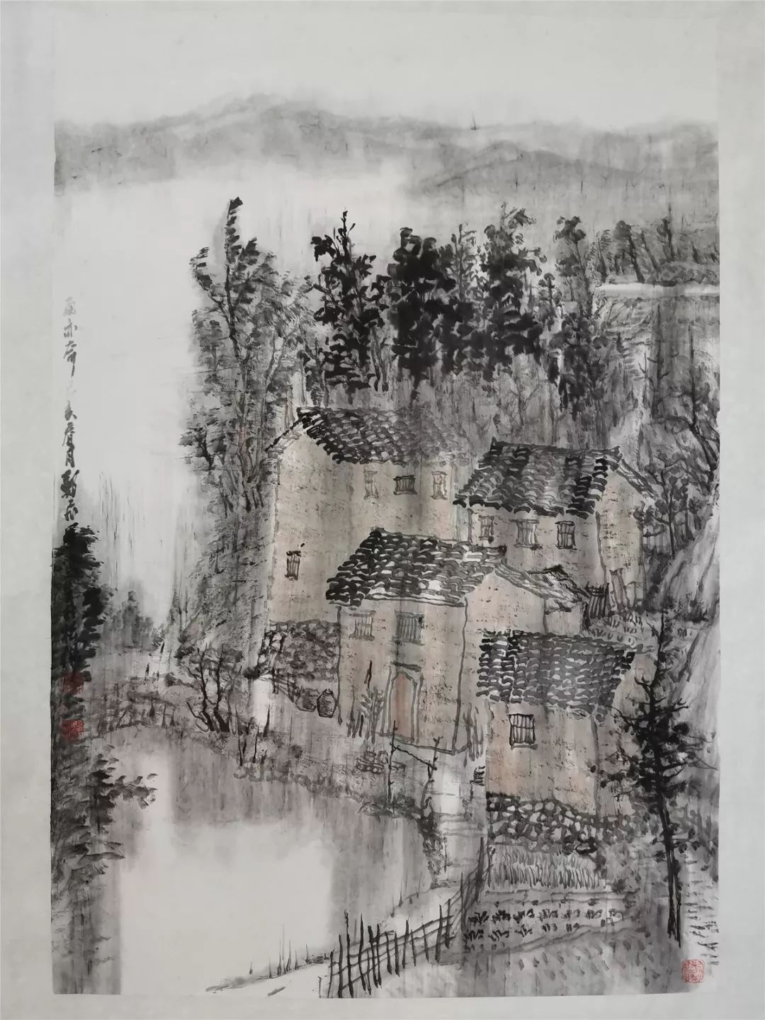 我校郑飞军老师松阳写生作品展