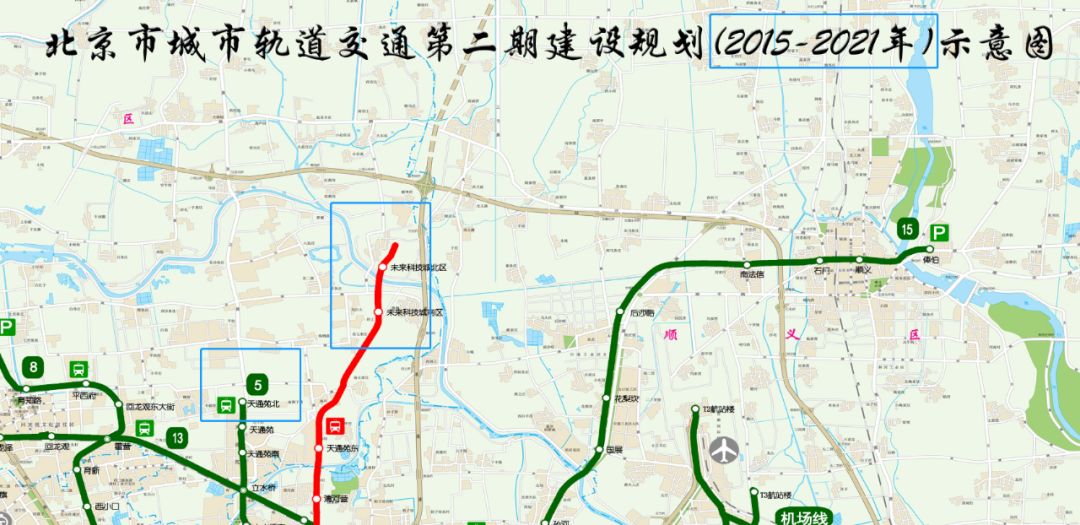 小汤山地铁17号线支线图片