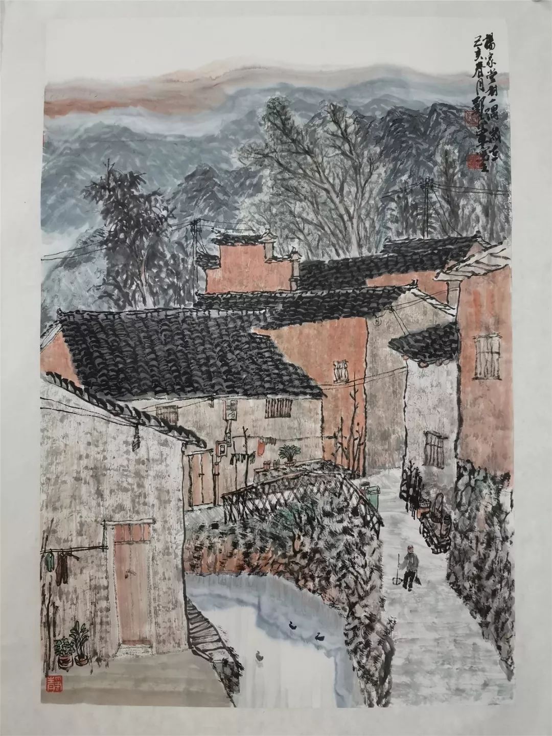 我校郑飞军老师松阳写生作品展