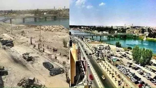 巴格达战后对比