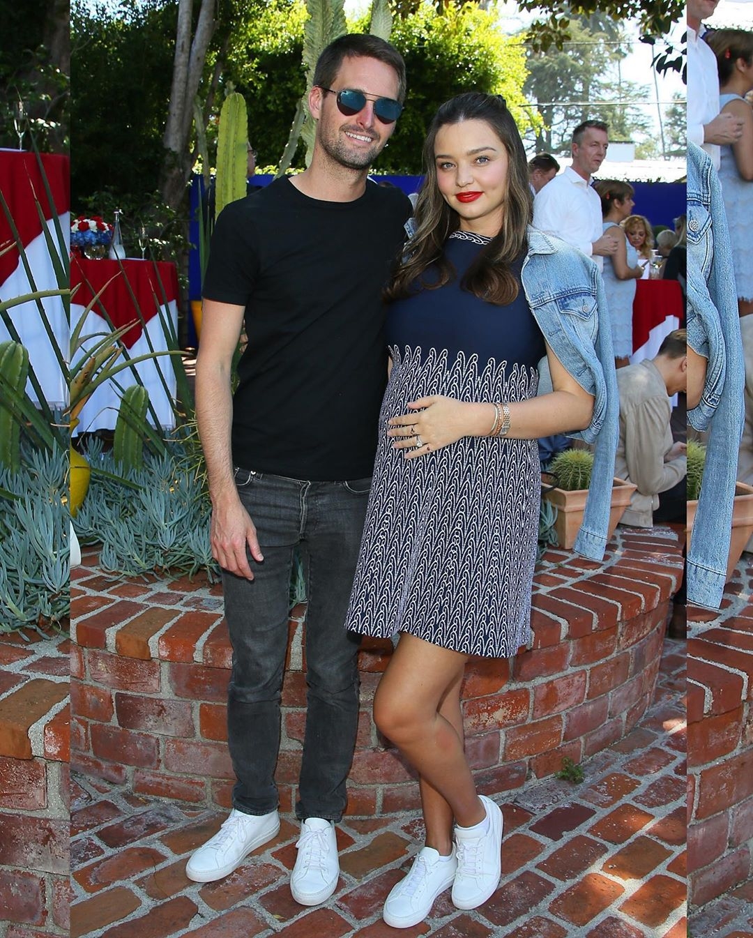 老公埃文·斯皮格尔evan spiegel一同现身洛杉矶,婚后可儿 miranda