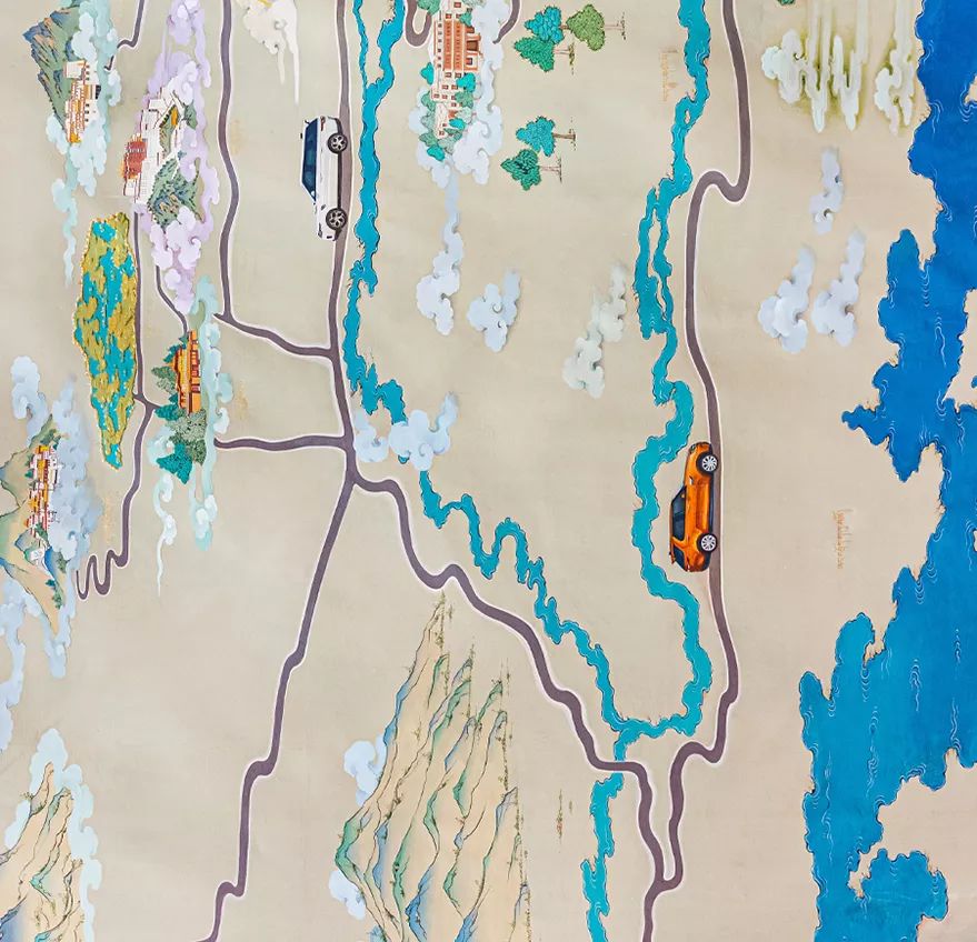 藏地密码10米巨幅唐卡再现千里江山图