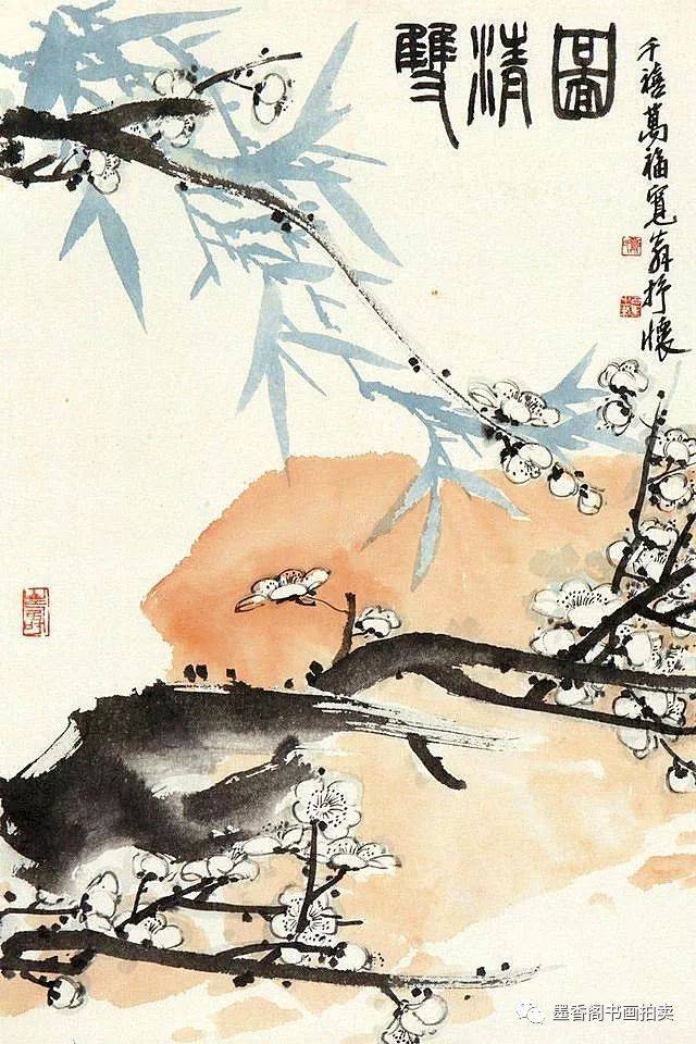 郑百重花鸟画作品欣赏