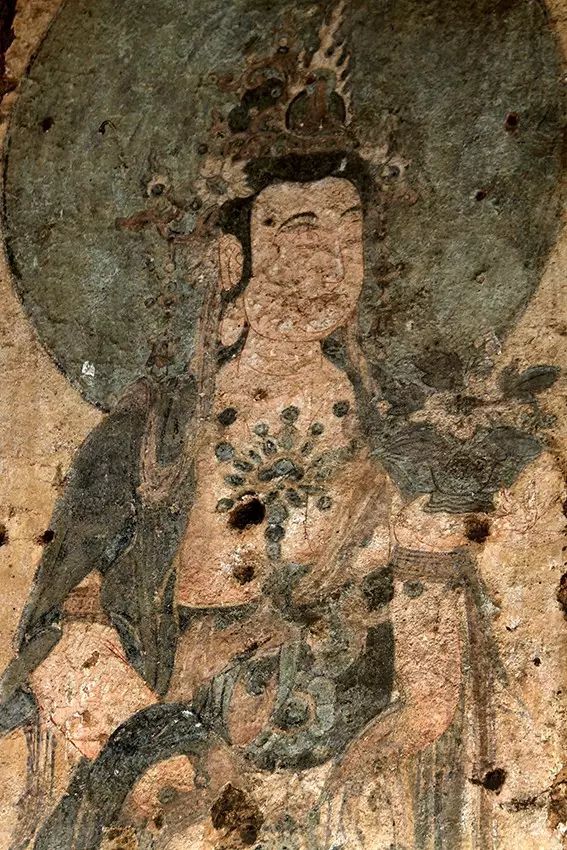 山西平遥镇国寺三佛楼壁画