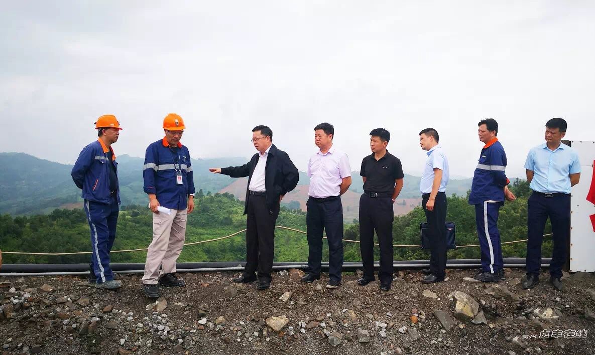 7月10日,州人民政府副州长李杰率队到贞丰县,就环保问题整改情况进行