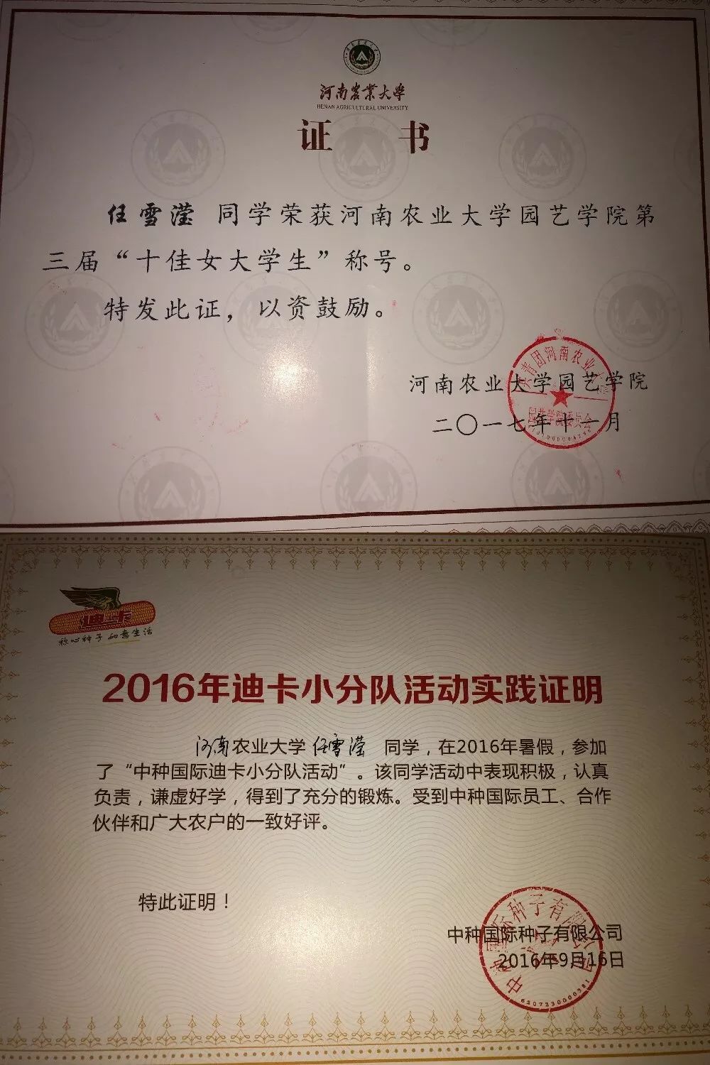 留学之星一不忘初心方得始终任雪滢