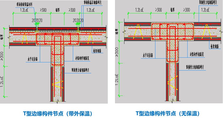 叠合剪力墙竖向钢筋连接节点