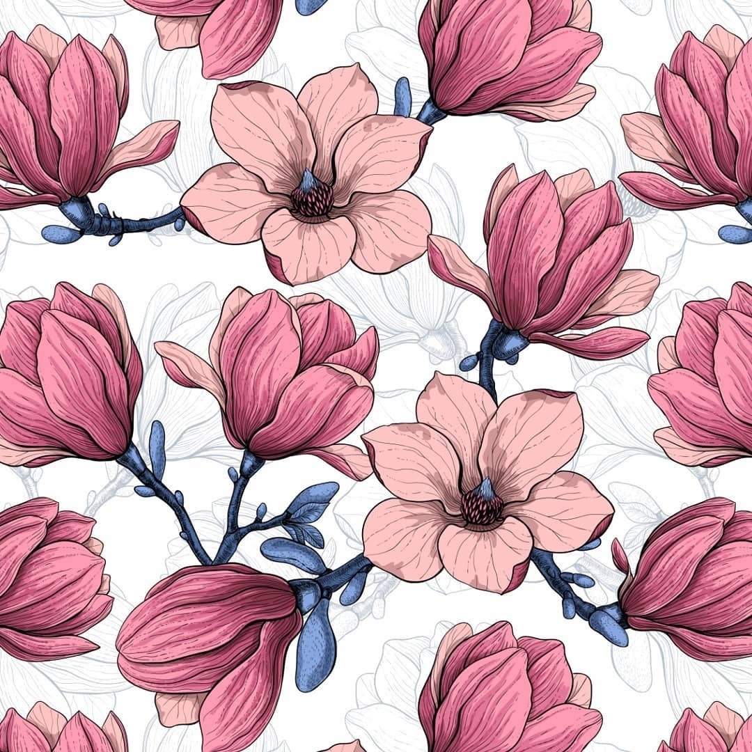 四方连续纹样常用于服装,沙发面料或窗帘等常用于裙边,花边,床罩等