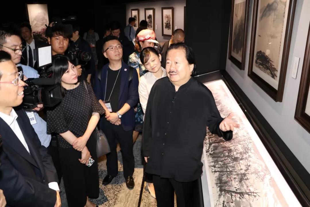 崔如琢日本阳光艺术馆开幕，奏响中国书画时代最强音