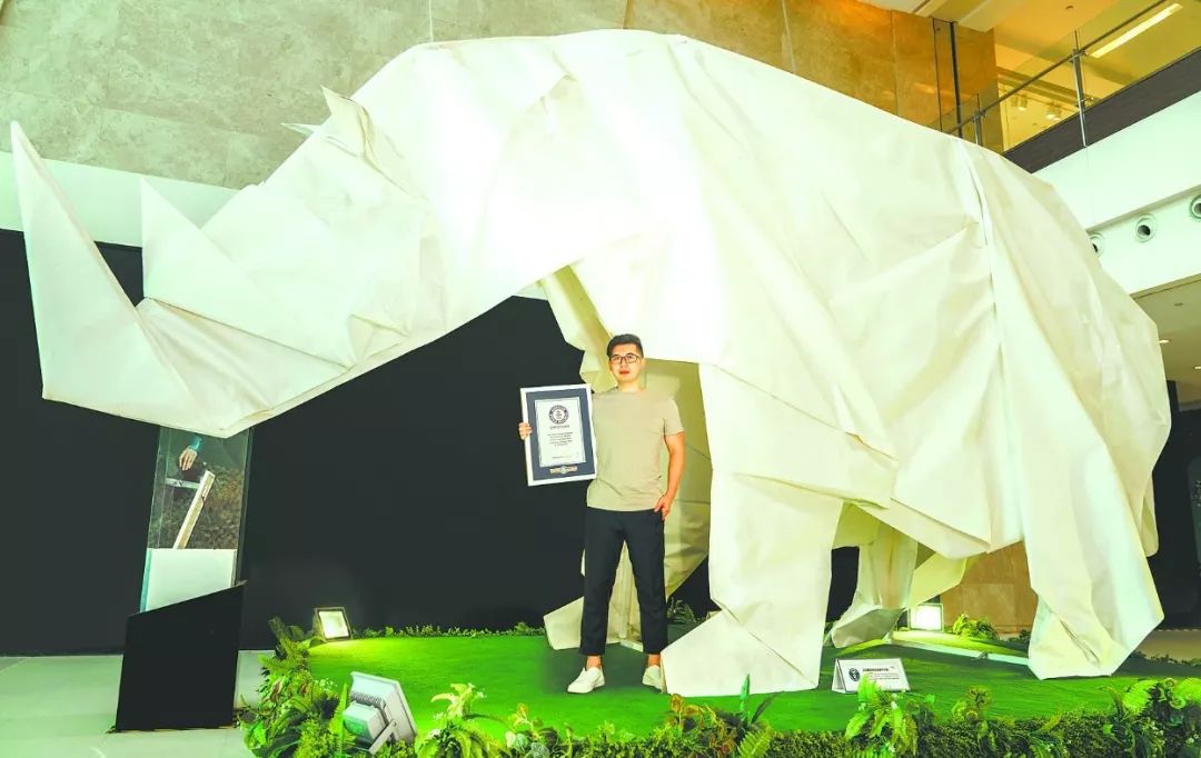 把数学变成艺术,这位80后"算计"折纸的样子帅呆了_刘通