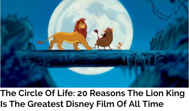 《狮子王》:每一寸阳光所及,皆是回忆