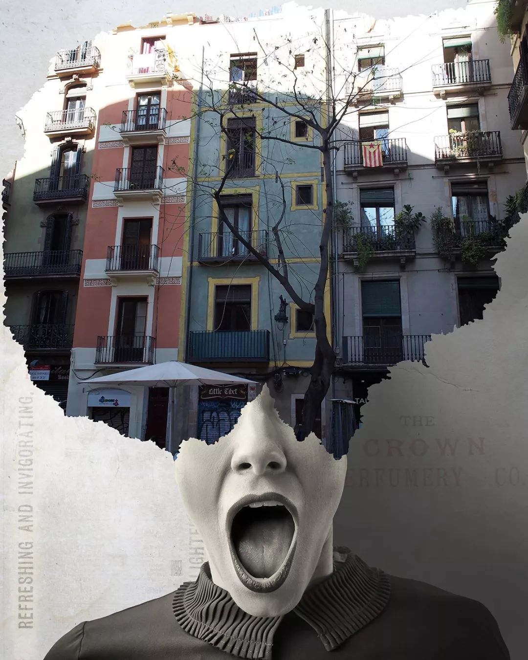 照片新玩儿法创作了超现实主义的照片混搭