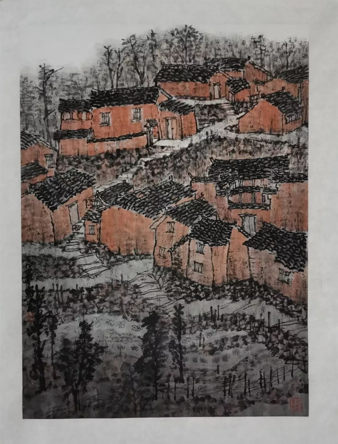 我校郑飞军老师松阳写生作品展