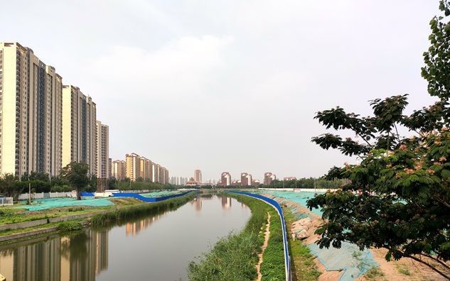 西青区中北镇华侨城运河水街开建 2021年底建成