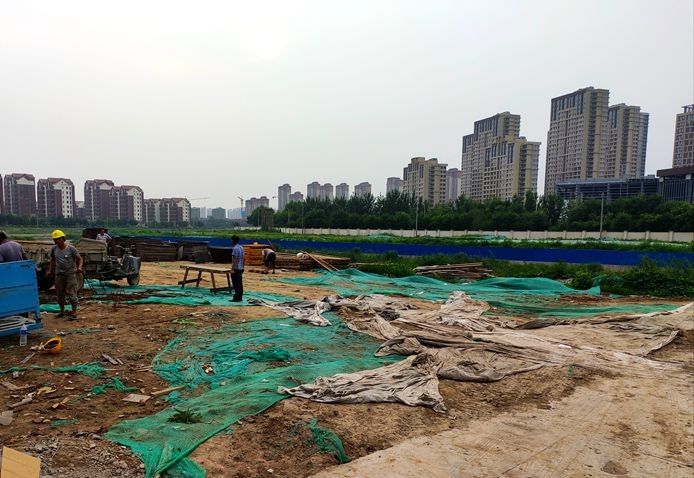 西青区中北镇华侨城运河水街开建 2021年底建成