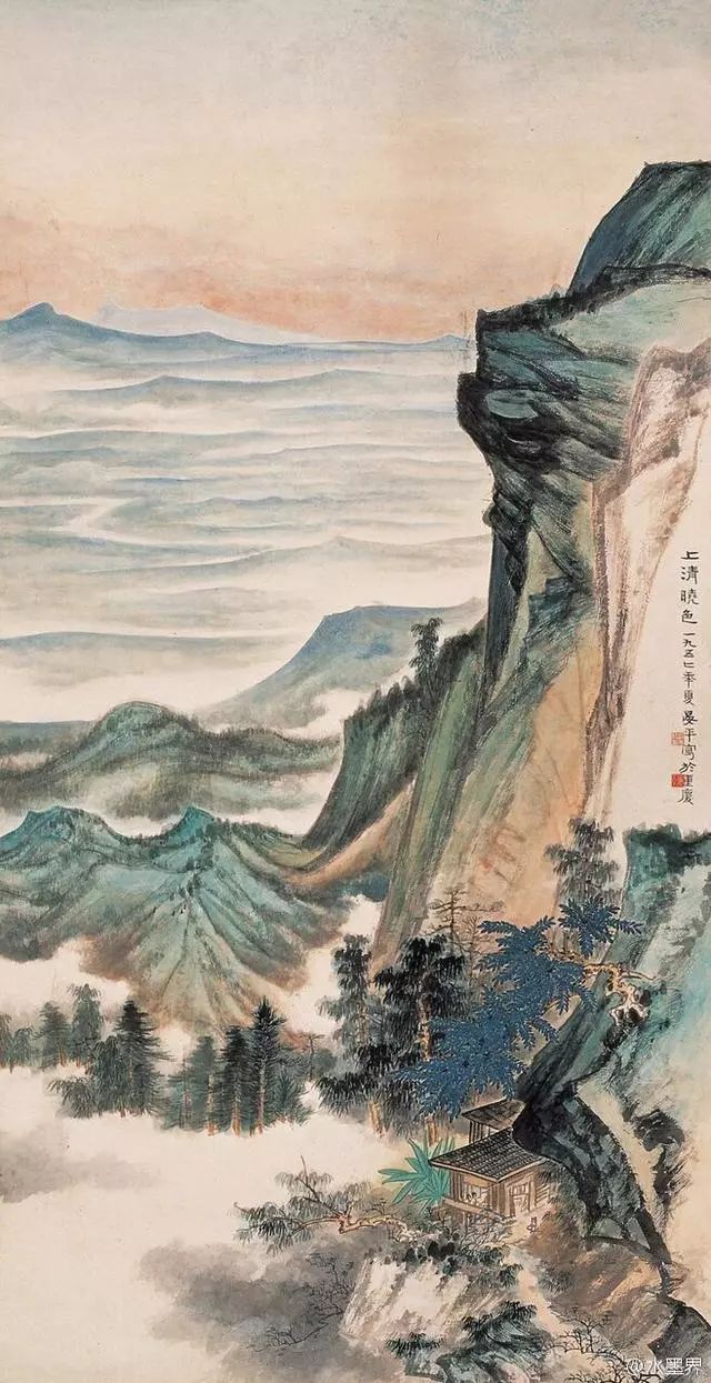 素贞老人一代宗师晏济元水墨界国画