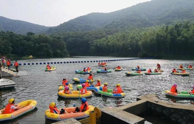 能給你17夏天的除了空調還有金壇茅山寶盛園的叢林漂流