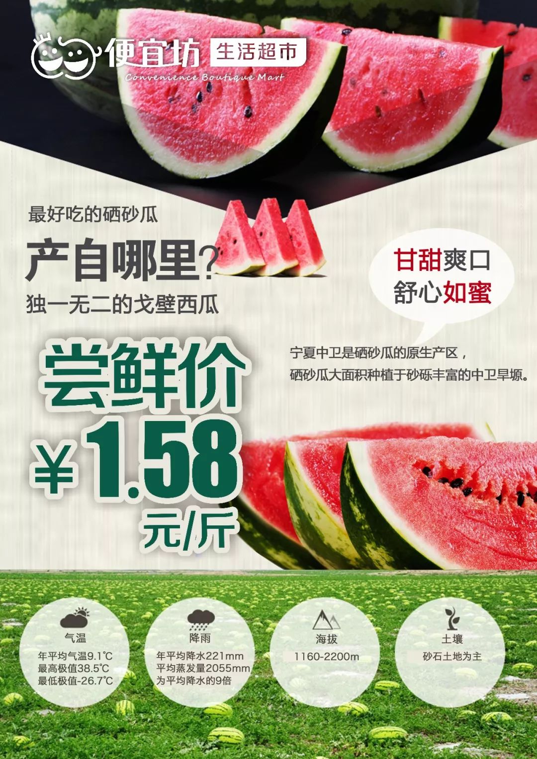 【基地直采】不来一个硒砂瓜,怎么对得起这个夏天!_宁夏