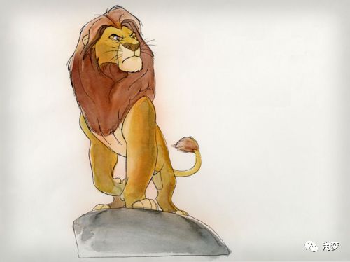 狮子王木法沙简笔画图片