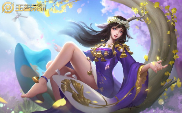 嫦娥新皮肤花仙子唯美上线这才是全峡谷最美的女英雄美呆