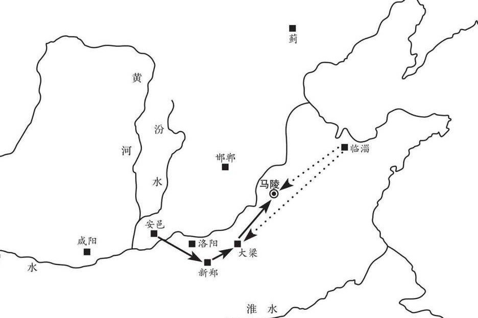 老天终于给两人一个正面较量的机会,公元前342年,齐国与魏国在马陵山