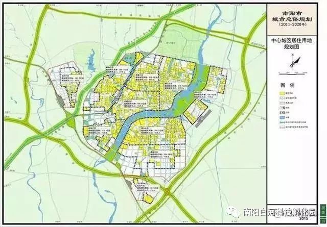 南阳中心城区在市域的位置南阳市在河南省的位置区域交通条件分析南阳