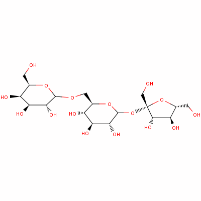 是包含在大豆及甜菜内的难消化性低聚糖,是由一个半乳糖,葡萄糖和果糖