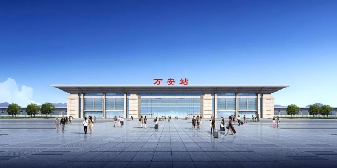 今日头条建筑公司承建的昌赣客专泰和站正式启用