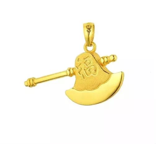 老凤祥『金斧头』 年年挂出好彩头_斧子