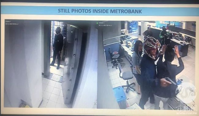 警方公布首都银行抢劫案五名嫌犯照片