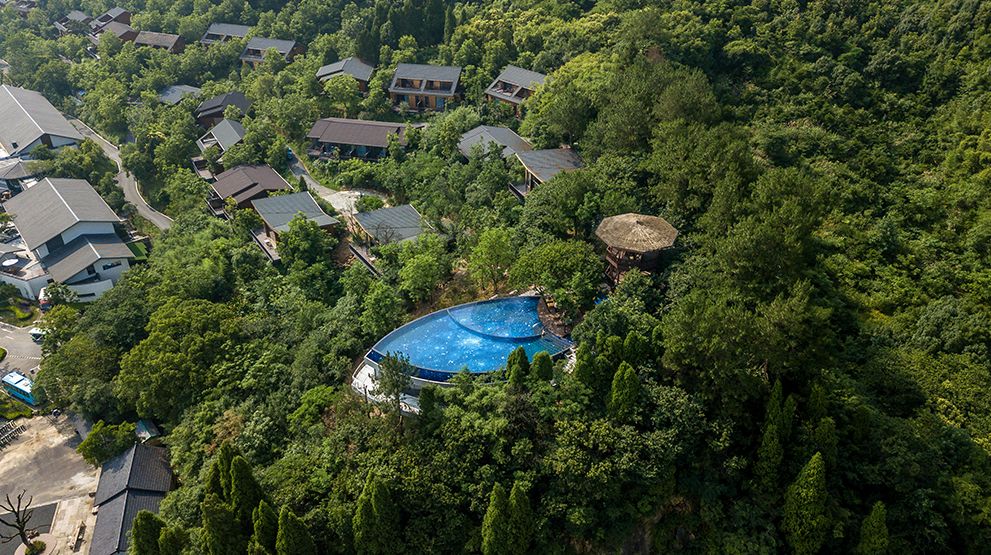 免费住私享新安江富春江一线风光这座船屋酒店新建一座山顶泳池美到