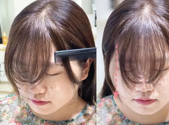 小脸空气67刘海7步骤必学额头这个点才是关键