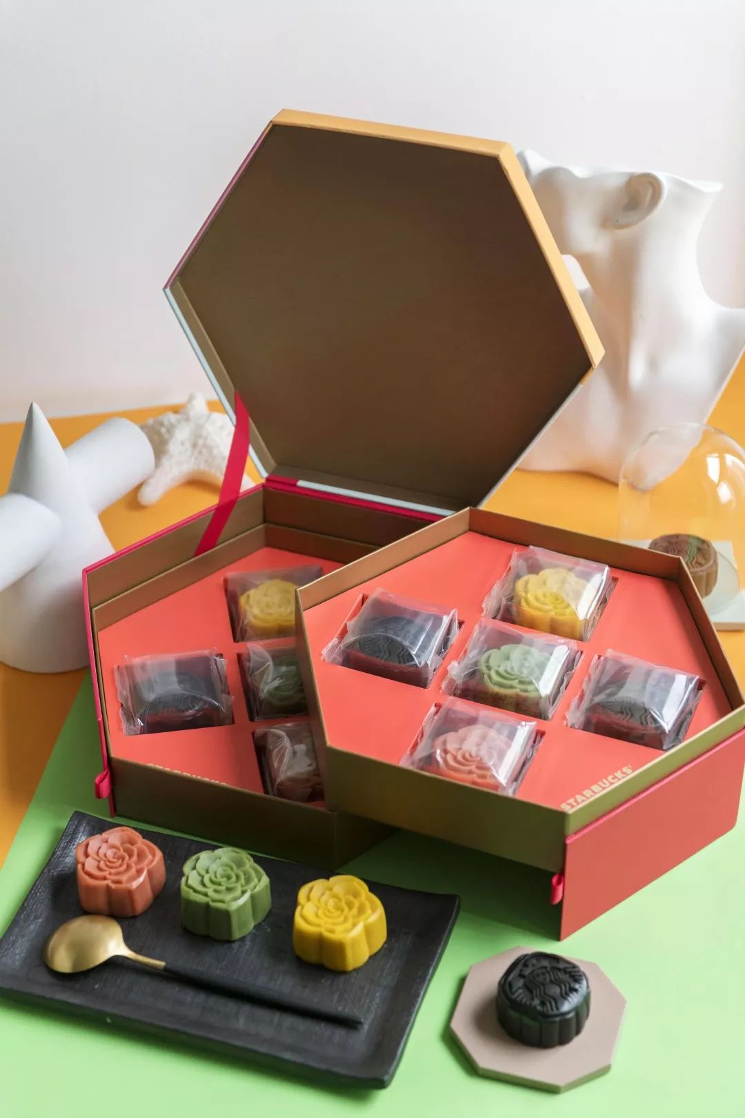 有星的夜晚月就不一样星巴克月饼预售开启