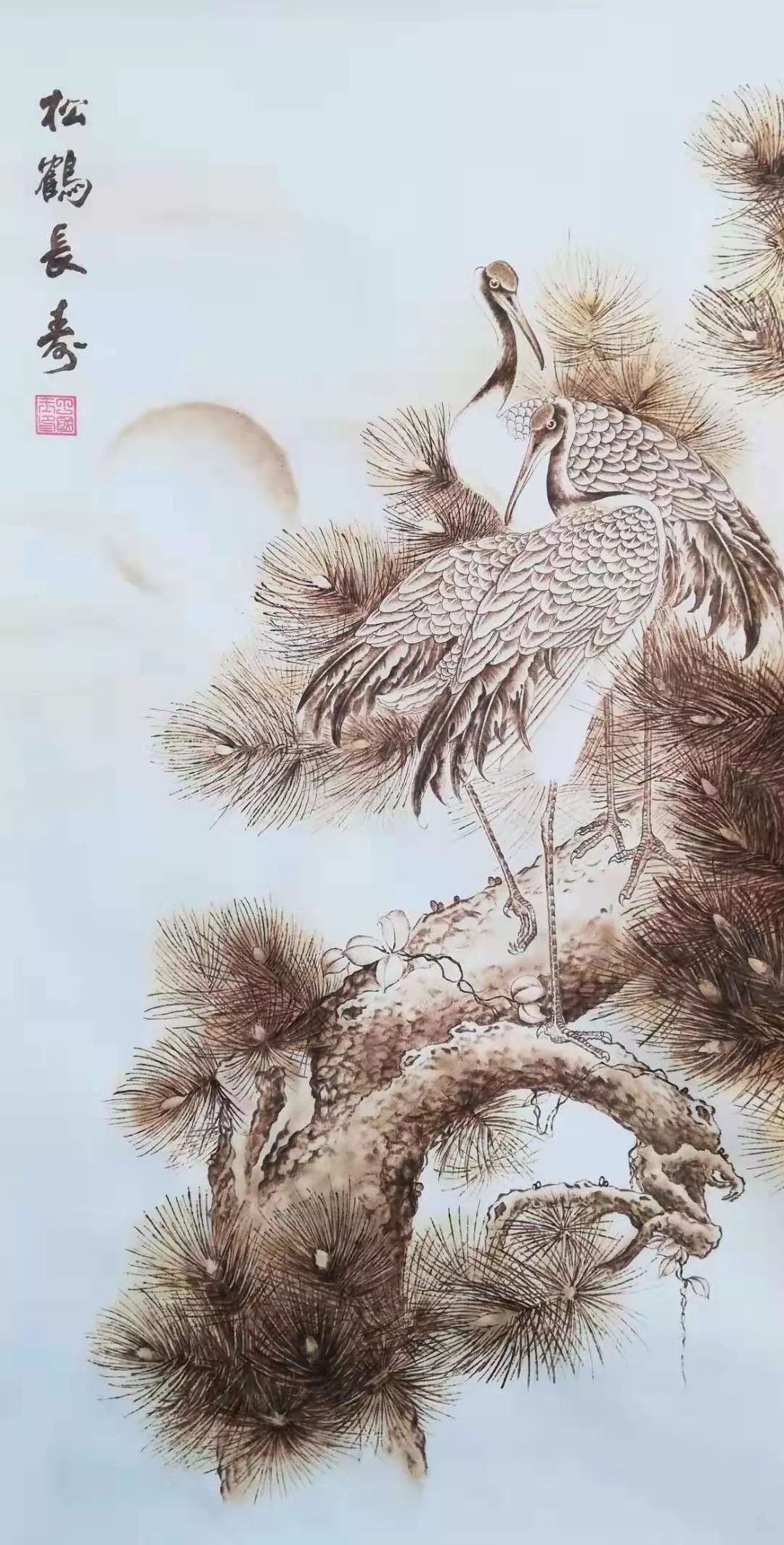 原创艺术中国丁国玉烙画作品赏析